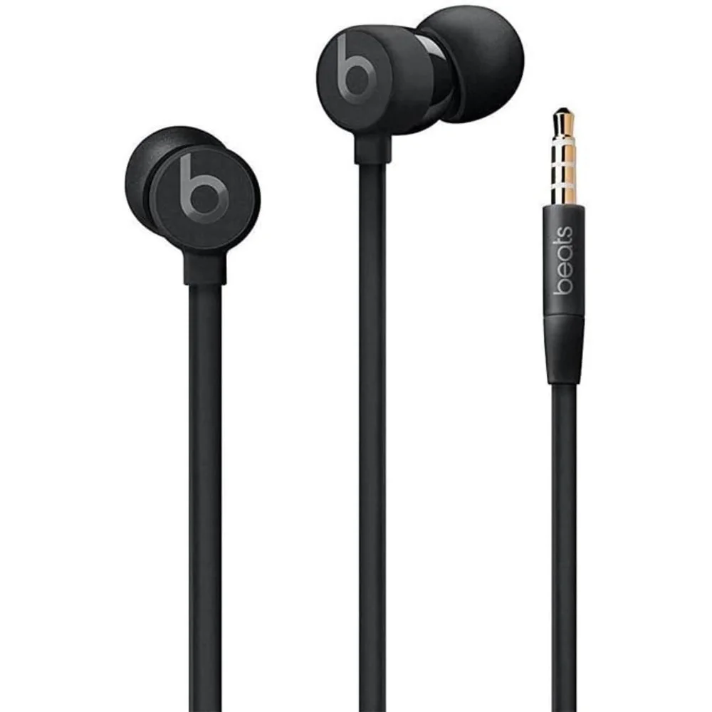 Beats urBeats3 Earphones with 3.5mm Plug - Black Image 1