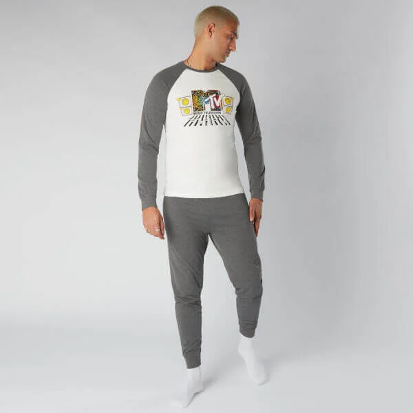 MTV Decks Men's Pyjama Set - Grey - S Image 1