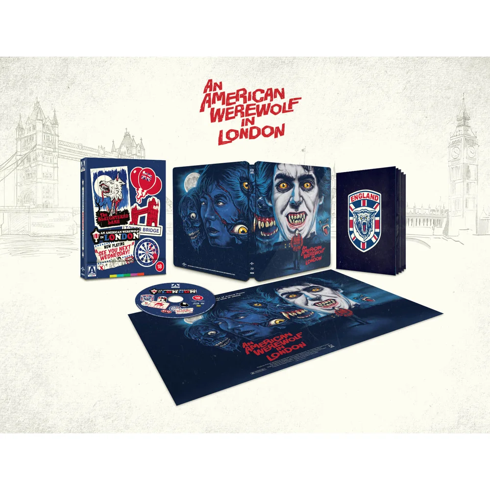 An American Werewolf in London Zavvi Exclusive Blu-ray Steelbook With Rigid Slipcase Image 1