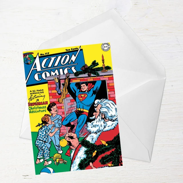 Superman Christmas Greetings Card