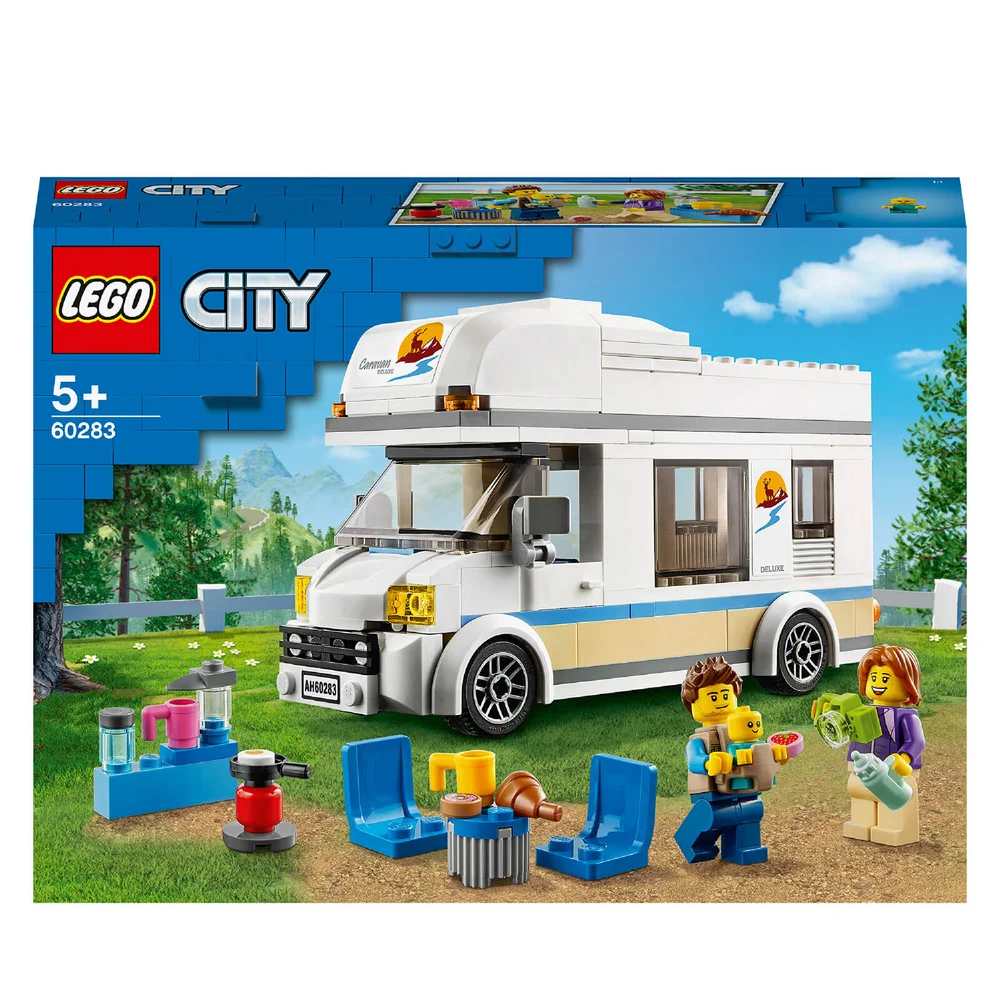 LEGO City: Great Vehicles Holiday Camper Van Toy Car (60283) Image 1