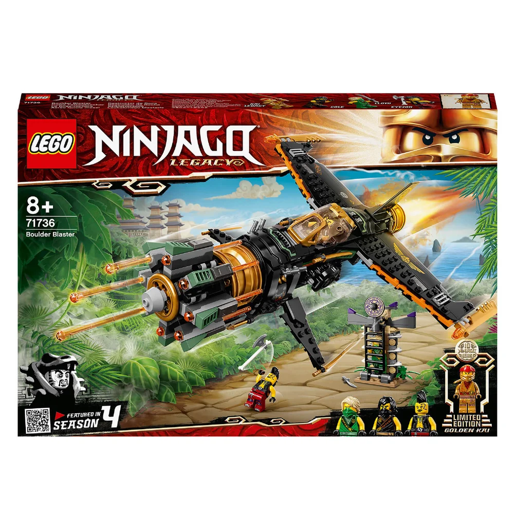 LEGO NINJAGO: Legacy Boulder Blaster Aeroplane Toy (71736) Image 1