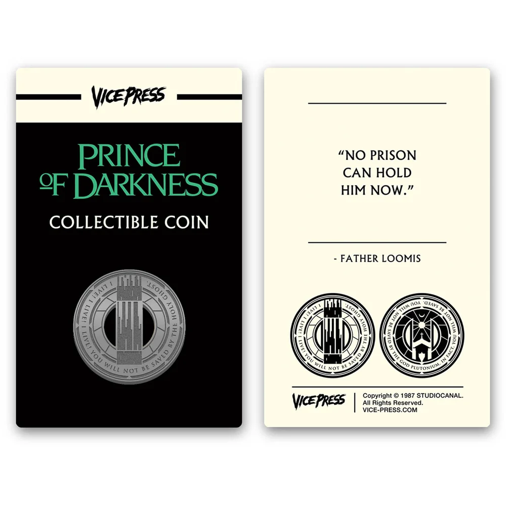 John Carpenter's - Prince of Darkness Limited Edition Silver Collector Coin Image 1