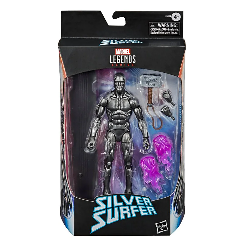 Hasbro Marvel Legends Series Avengers 6-inch Collectible Action Figure Toy Silver Surfer with 6 Accessories Image 1