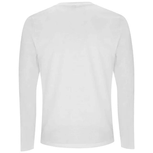 Harry Potter Hogwarts Crest Unisex Long Sleeve T-Shirt - White