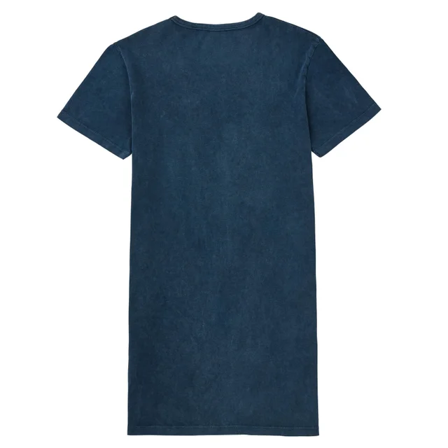 Nintendo Animal Crossing Able Sisters Women's T-Shirt Dress - Navy Acid Wash