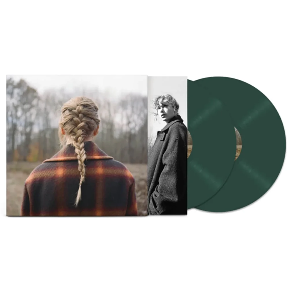 Taylor Swift - Evermore Deluxe Edition Vinyl 2LP (Green) Image 1