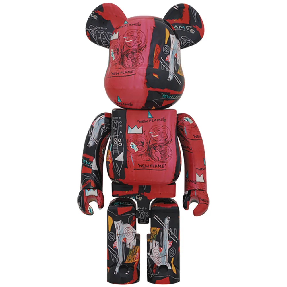 Medicom Andy Warhol X Basquiat 1000% Be@rbrick Image 1