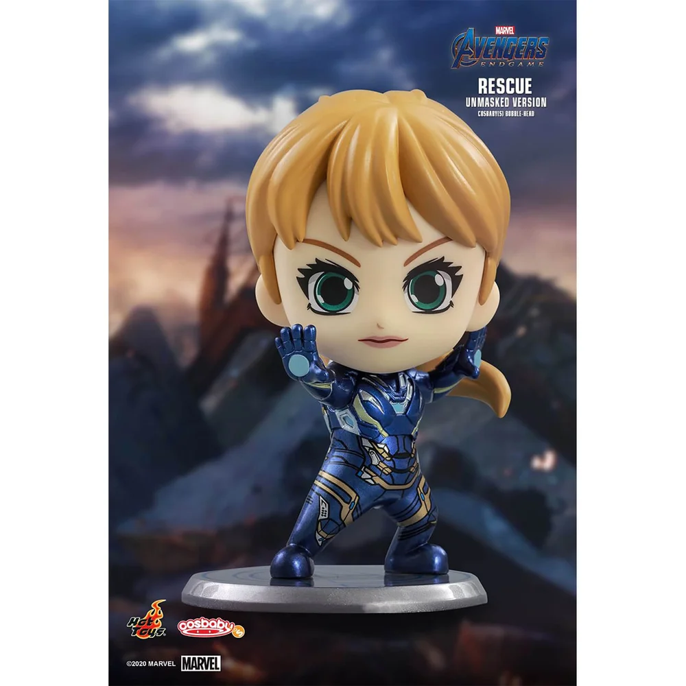 Hot Toys Cosbaby Marvel Avengers Endgame (Size S) - Rescue (Unmasked Version) Image 1