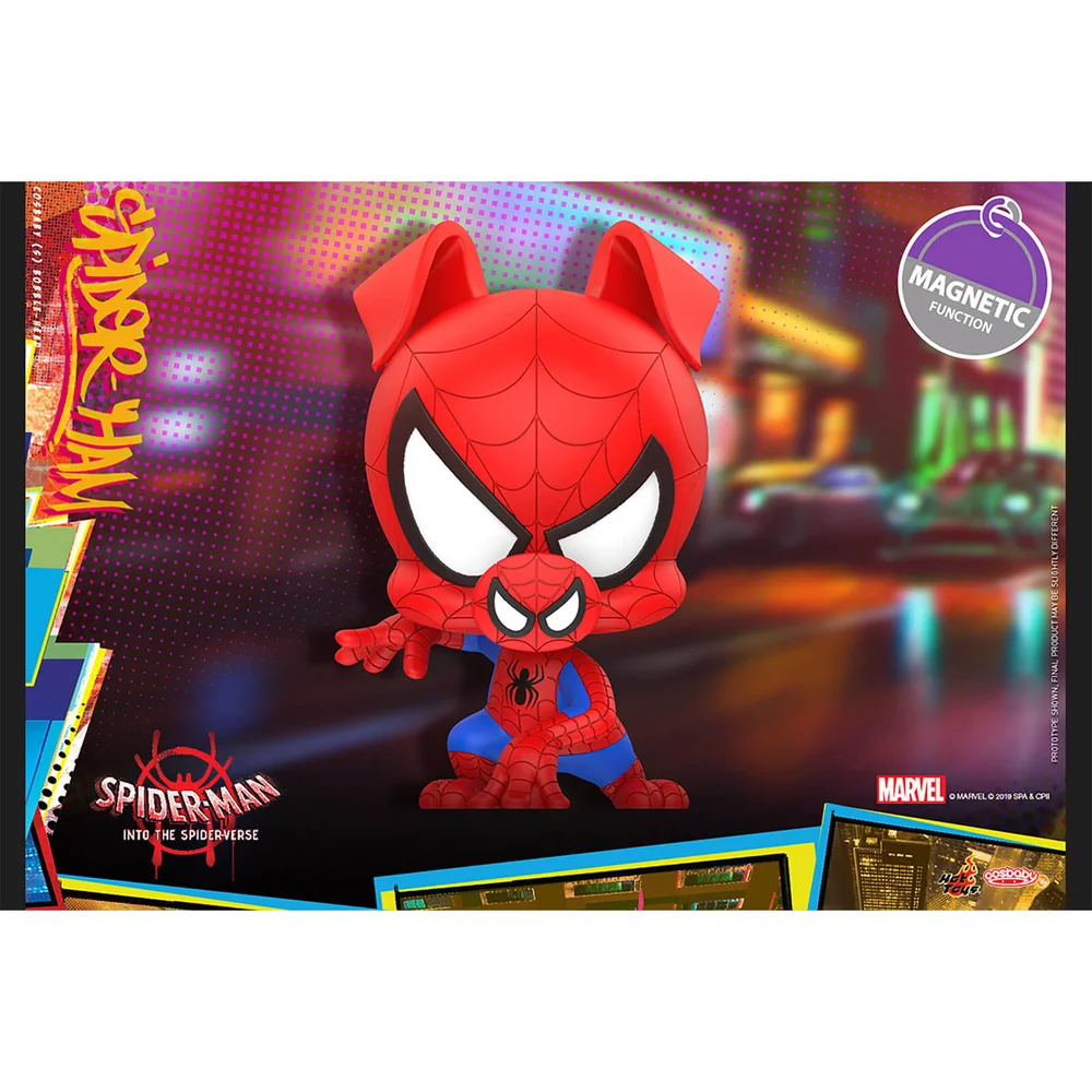 Hot Toys Cosbaby Marvel Spider-Man: Into the Spider-Verse (Size S) - Spider-Ham Image 1