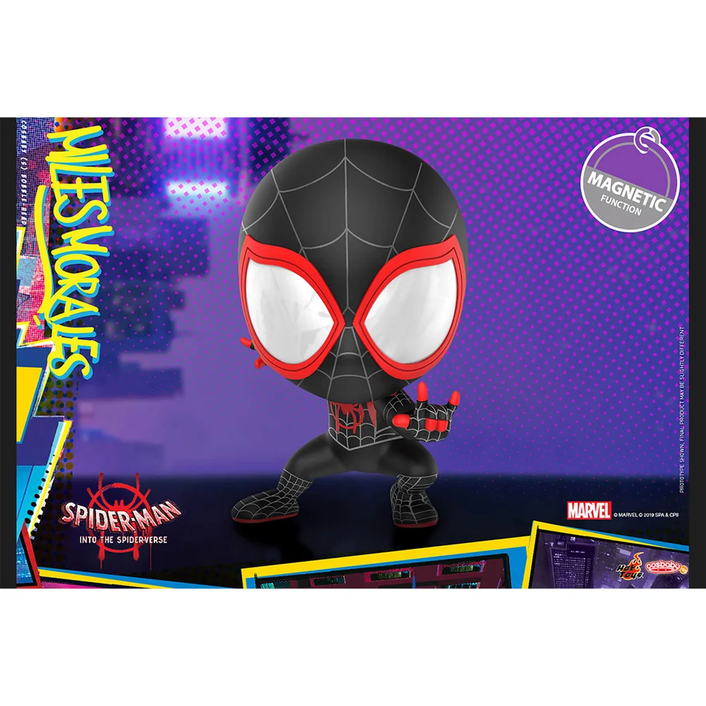 Hot Toys Cosbaby Marvel Spider-Man: Into the Spider-Verse (Size S) - Spider-Man (Miles Morales) Image 1