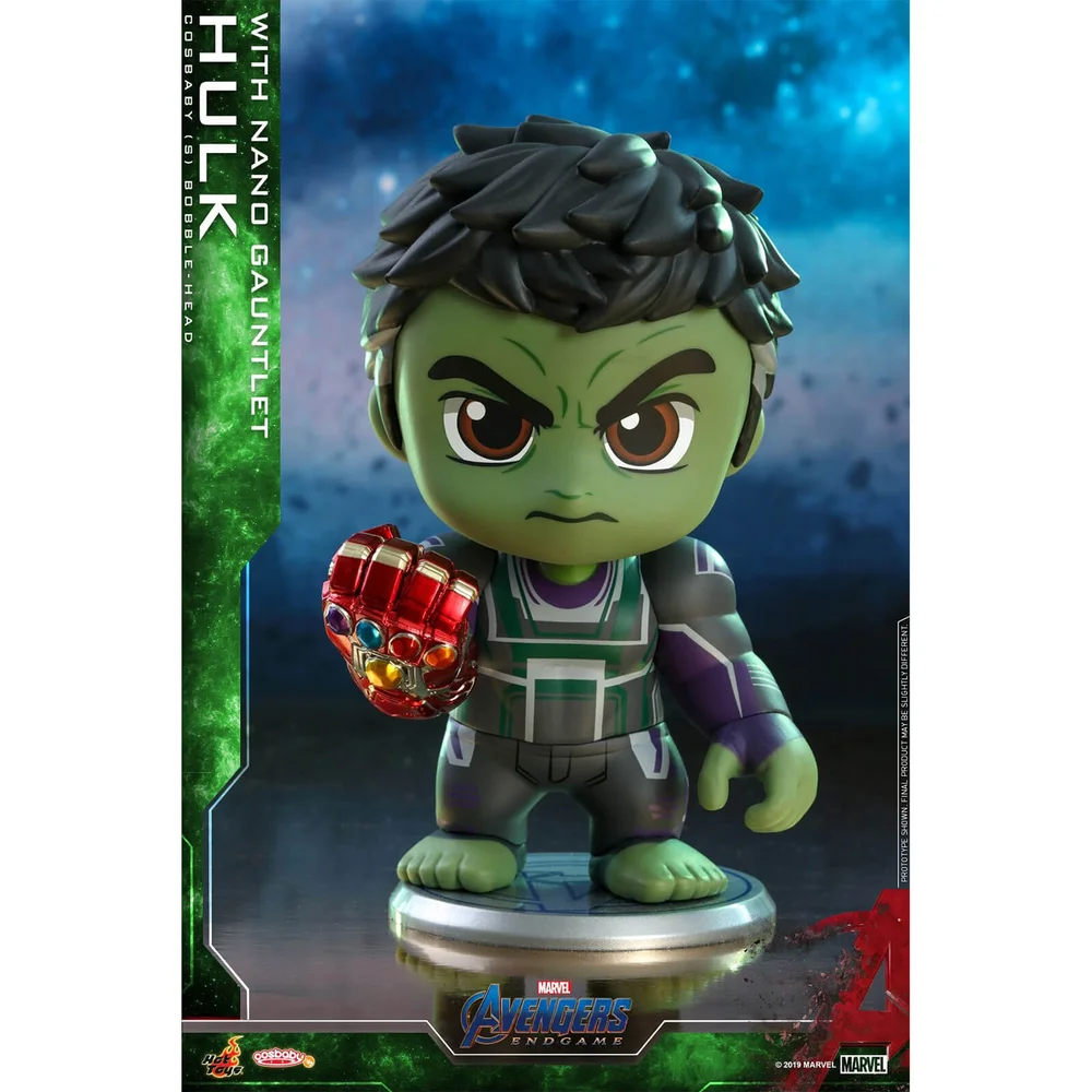 Hot Toys Cosbaby Marvel Avengers Endgame (Size S) - Hulk (with Nano Gauntlet Version) Image 1