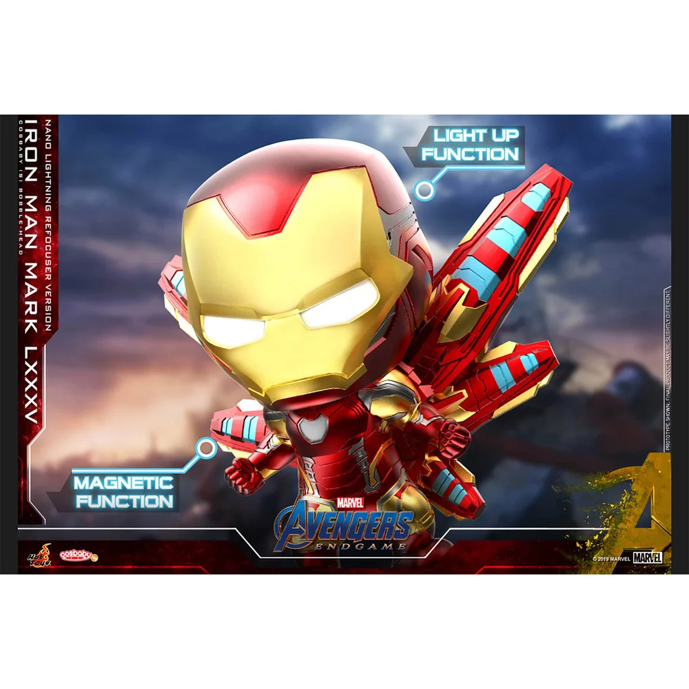 Hot Toys Cosbaby Marvel Avengers Endgame (Size S) - Iron Man Mark 85 (Nano Lightning Refocuser Version) Image 1