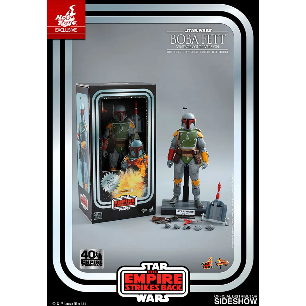 Hot Toys Movie Masterpiece - 1/6 Scale Fully Poseable Figure: Star Wars Episode V The Empire Strikes Back - Boba Fett Image 1
