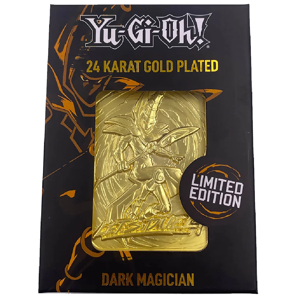 24K Gold Plated Yu-Gi-Oh! Dark Magician Card Image 1