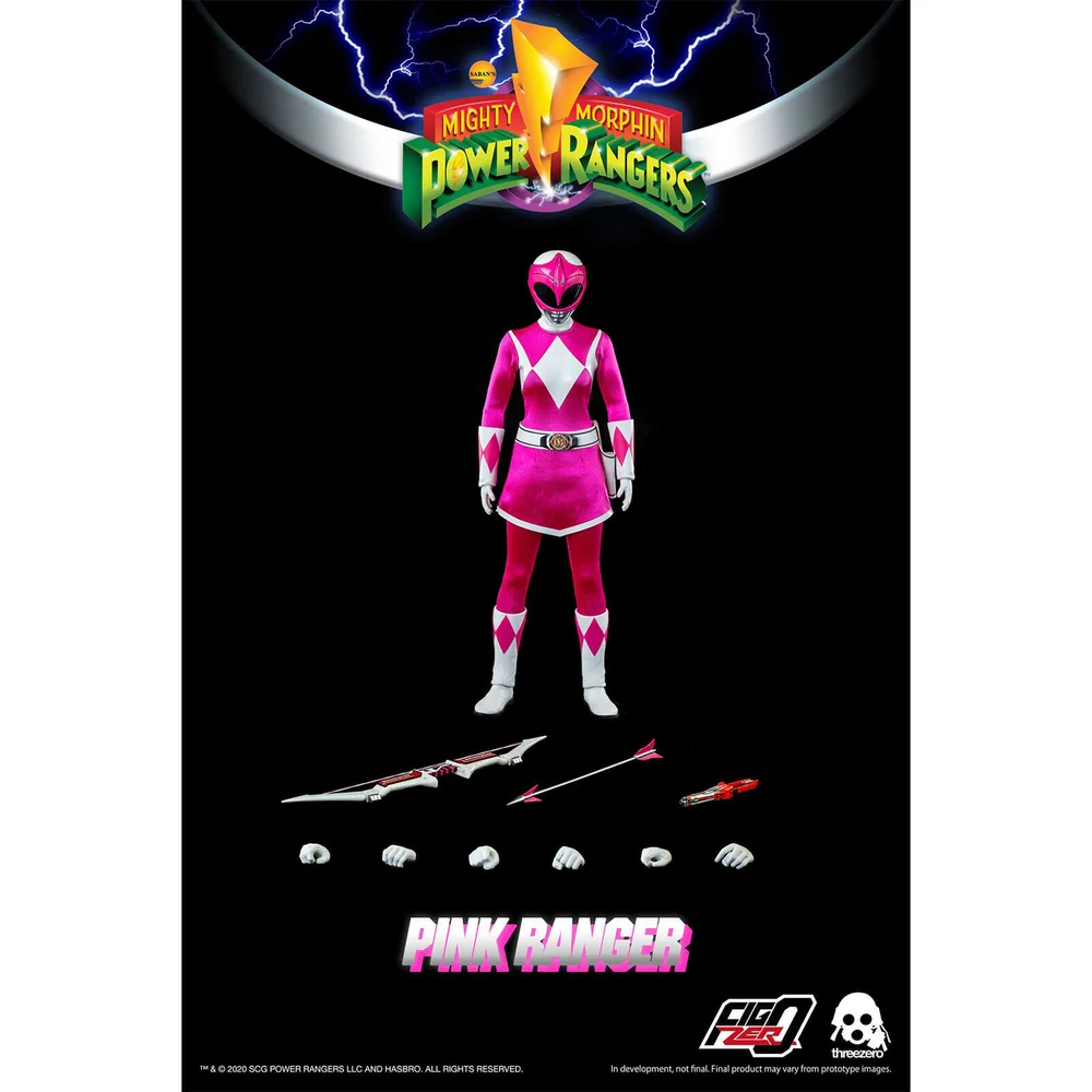 ThreeZero Power Rangers Pink Ranger 1:6 Scale Figure Image 1
