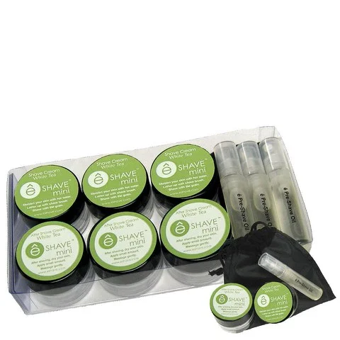 eShave Mini Kit White Tea Image 1