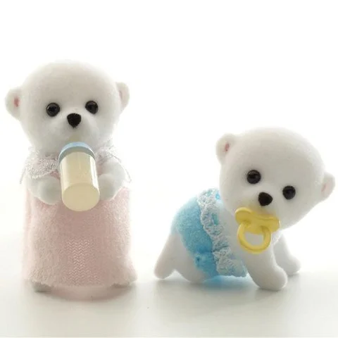 Sylvanian Families Polar Bear Twin Babies Image 1
