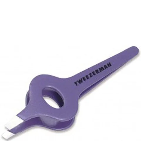 Tweezerman Wide Grip Slant Tweezer - Amethyst Pearl Image 1