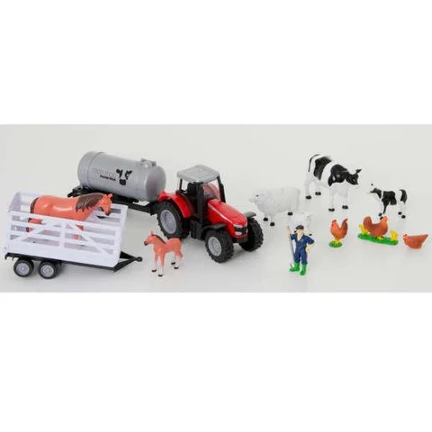Massey Ferguson Farm Playset Image 1