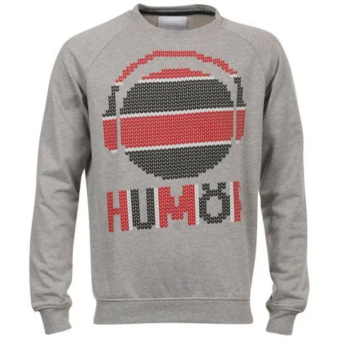 Humor Men's Flamengo Print Crew Neck Sweatshirt - Grey Marl - S - Grey Marl Image 1