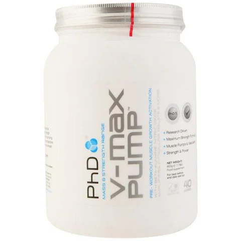 PHD NUTRITION V-MAX PUMP - LEMON CRUSH (800G) Image 1