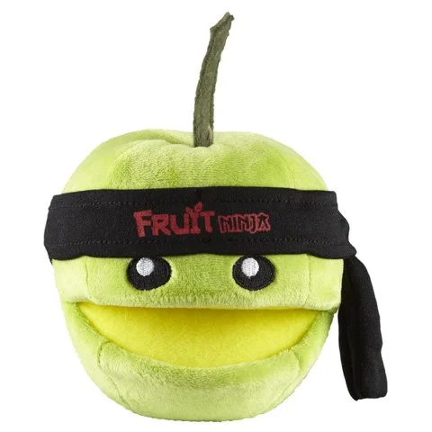 Fruit Ninja 5 Inch Plush with Sound - Apple Image 1