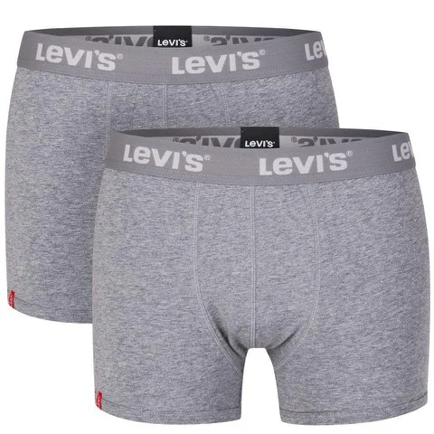 Levi's Men's Boxers 2-Pack - Grey Marl - S - Grey Marl Image 1