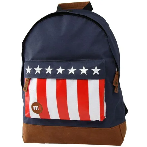 Mi-Pac Flag Backpack - Red/Blue/White Image 1