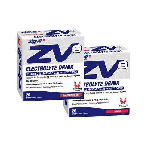 Zipvit ZV0 Sport Electrolyte Tablets - 20Tablets - Box - Cherry Image 1