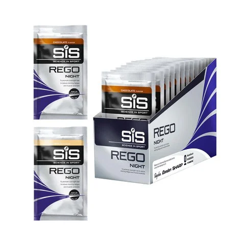 Science in Sport Rego Night Recovery Drink 40g Sachet - Box of 15 - 15Sachets - Box - Chocolate Image 1