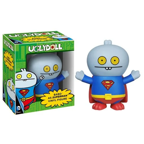DC Comis Uglydolls Babo As Superman Pop! Vinyl Figure Image 1