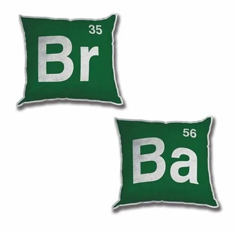 Breaking Bad Logo 12 Inch Plush Pillows Image 1