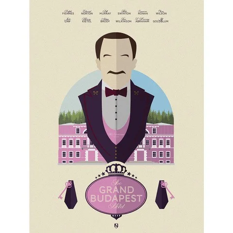 Grand Budapest Hotel - Zavvi Exclusive Limited Signed and Numbered Giclee Print Image 1