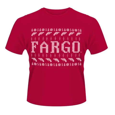 Fargo Men's T-Shirt - Fargo Knit - Red - S - Red Image 1