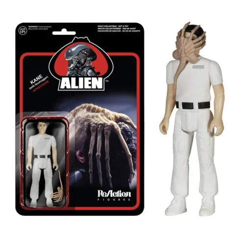 ReAction Alien Kane With Facehugger 3 3/4 Inch Action Figure Image 1