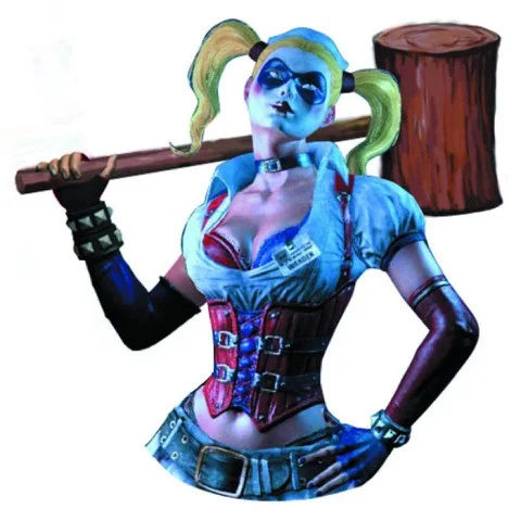 DC Comics Arkham Asylum Harley Quinn Previews Bust Bank Image 1