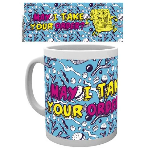 Spongebob Square Pants Doodle Mug Image 1