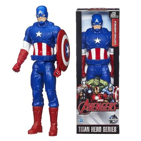 Marvel Avengers Age of Ultron Titan Hero Captain America 12 Inch Action Figure Image 1