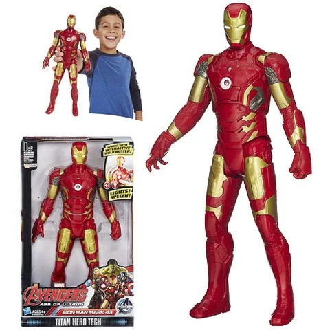 Marvel Avengers Age of Ultron Titan Hero Tech Interactive Electronic Iron Man Action Figure Image 1