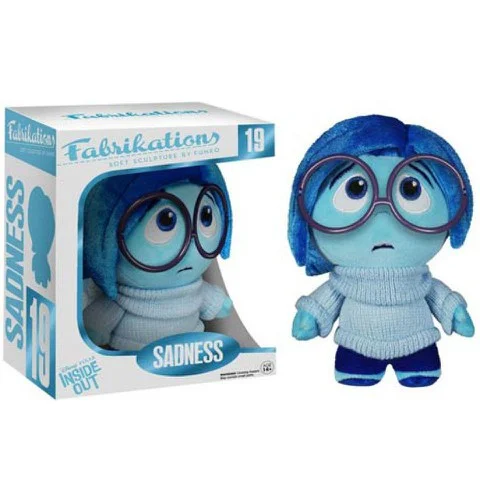 Disney Inside Out Sadness Fabrikations Plush Figure Image 1