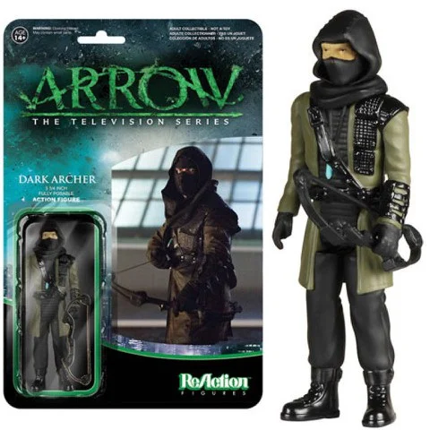 ReAction DC Comics Arrow Archer 3 3/4 Inch Action Figure Image 1
