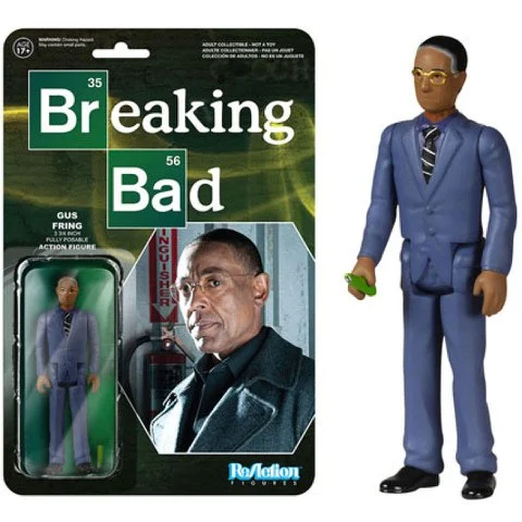 ReAction Breaking Bad Gustavo Fring 3 3/4 Inch Action Figure Image 1