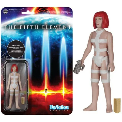 ReAction Fifth Element Straps Leeloo 3 3/4 Inch Action Figure Image 1