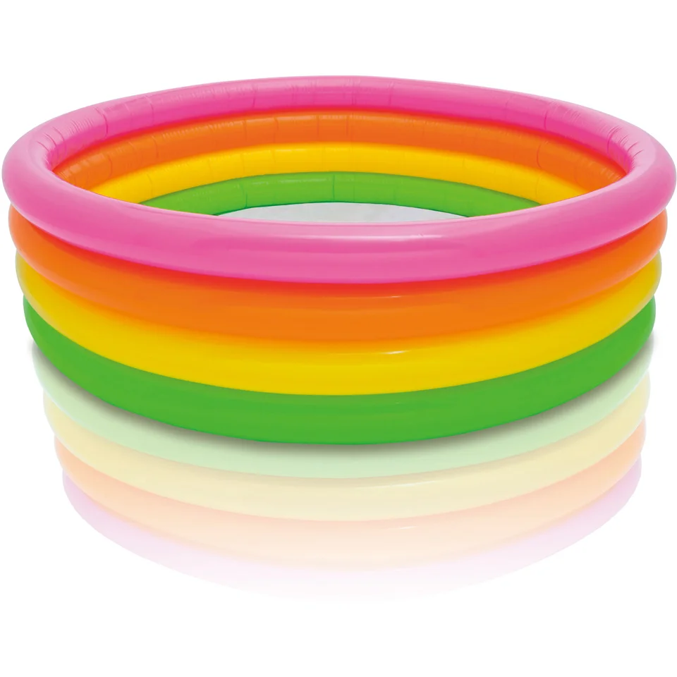 Intex Sunset Glow Kids' Paddling Pool (66 Inches) Image 1