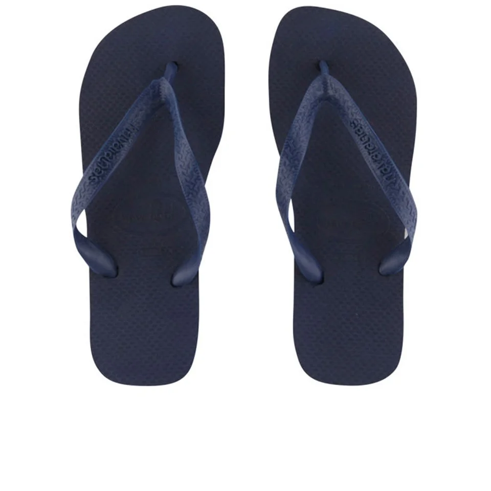 Havaianas Unisex Top Flip Flops - Navy - 3/4 - Navy Image 1