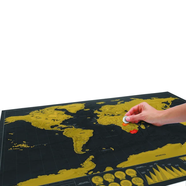 LARGE DELUXE SCRATCH MAP