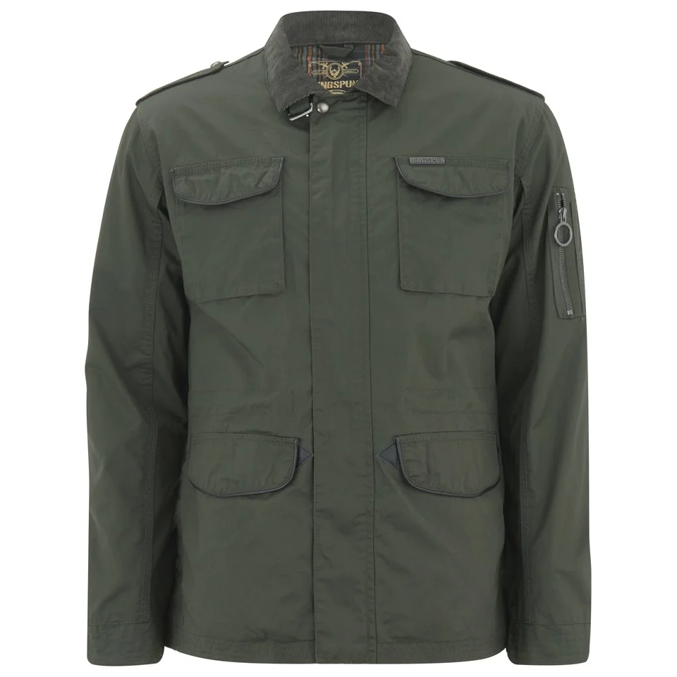 Ringspun Men's Chuck Jacket - Khaki - S - Green Image 1