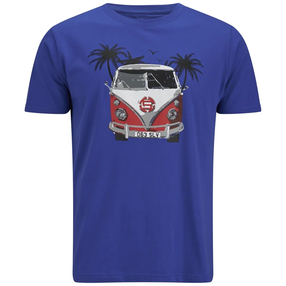 Salvage Men's Graphic Crew Neck T-Shirt - Amporo Blue - S - Blue Image 1