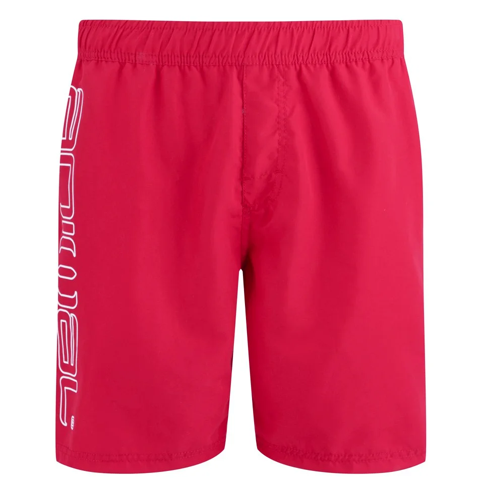 Animal Men's Belos Elasticated Waist Boardshorts - Bright Red - S - Red Image 1